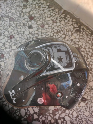 Motorcycle helmet new with case