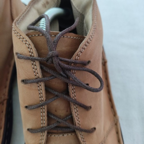 Mens Leather Shoes Lambertazzi Size 44 Beige Nubuck Like New