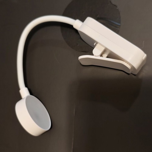 Portable LED Clip-on Reading Light, white