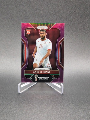 2022 Panini Prizm World Cup Qatar Purple Prizm Anis Slimane #192 Rookie RC used