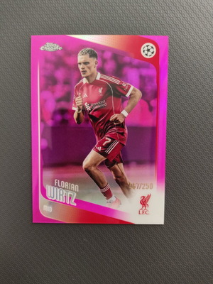 Topps Chrome κάρτα ποδοσφαίρου Florian Wirtz /250