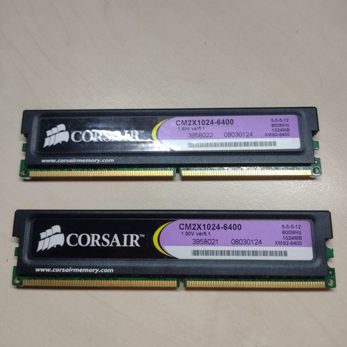 Corsair CM2X1024-6400 DDR2 RAM 1024MB 800MHz