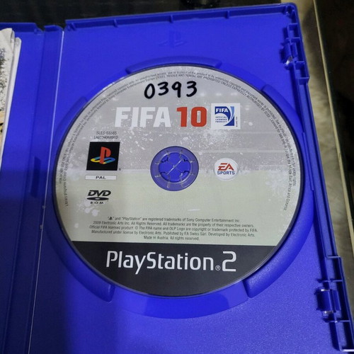 FIFA 10 for PlayStation 2 used with scratches