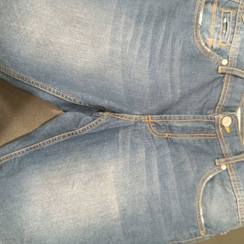 A.S. 98 denim bermuda shorts like new, size M, gray and blue