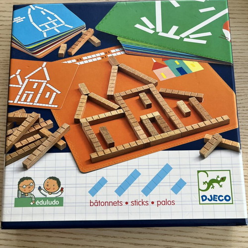 Djeco Batonnets Educational Game like new