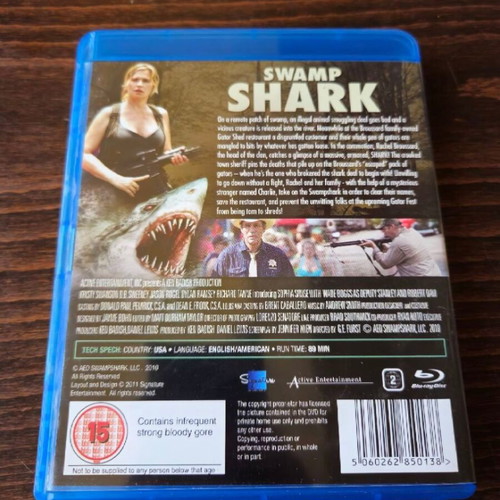 Swamp Shark Blu-Ray like new, action with subtitles