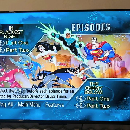 Justice League Justice on Trial DVD used with subtitles
