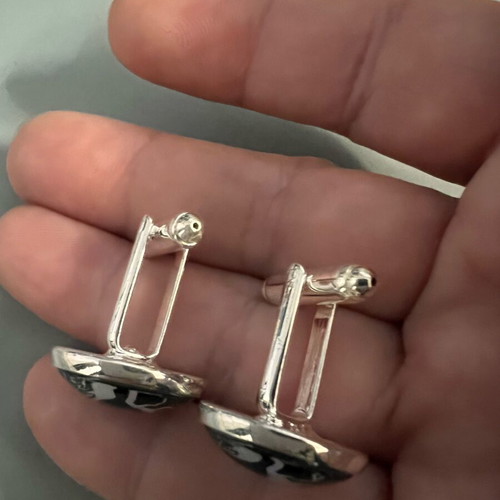 Metal cufflinks new
