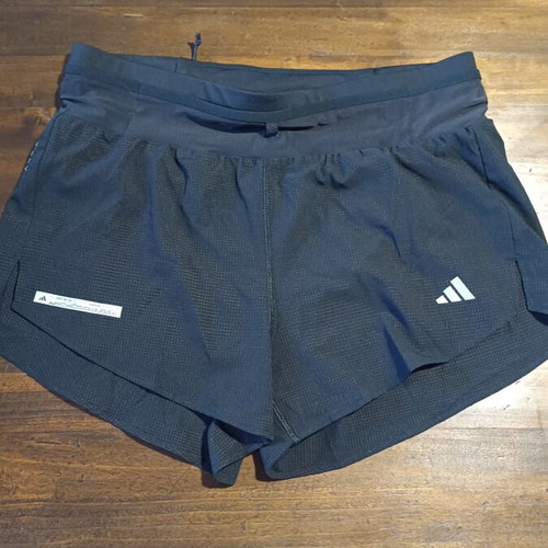 Adidas running shorts new, size M, black, reflective details