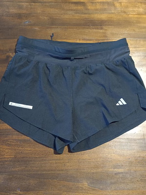 Adidas running shorts new, size M, black, reflective details
