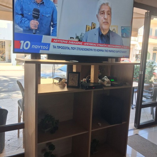 Cafe Equipment Set like new with 25 rattan chairs, Samsung TVs, and more
