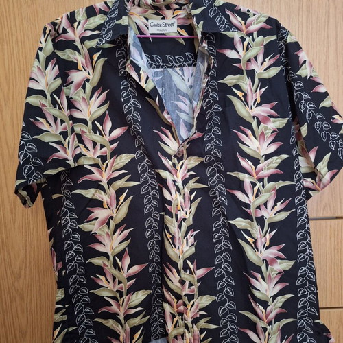 Cooke Street Honolulu Hawaiian shirt used, size L, multicolor