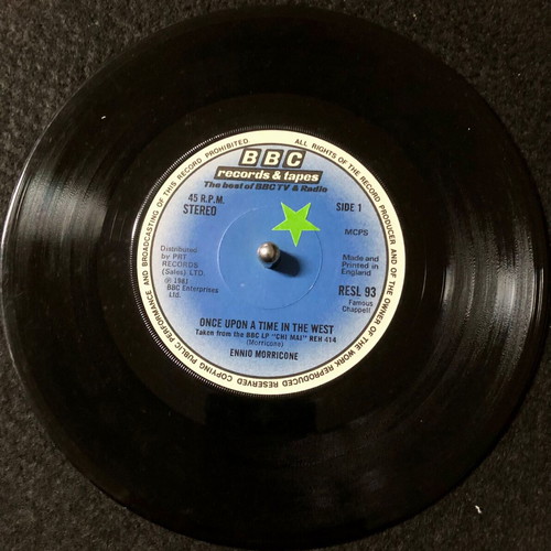 Ennio Morricone Once Upon A Time In The West 7" Vinyl Single used