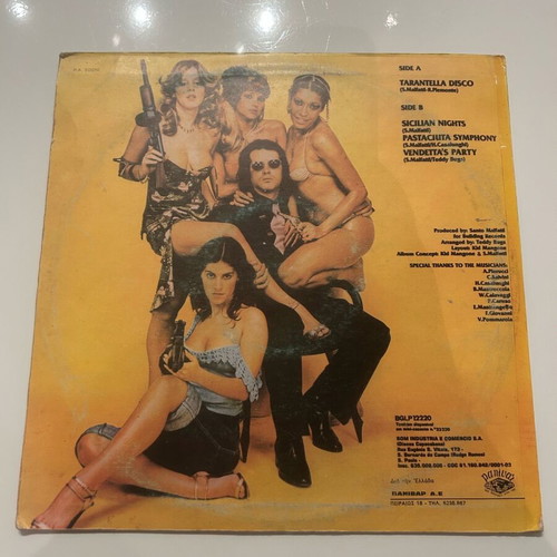 Cosa Nostra Disco Band vinyl record used, disco 1980