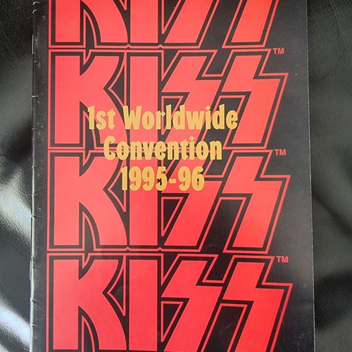 Kiss 1st Worldwide Convention 1995-96 program used