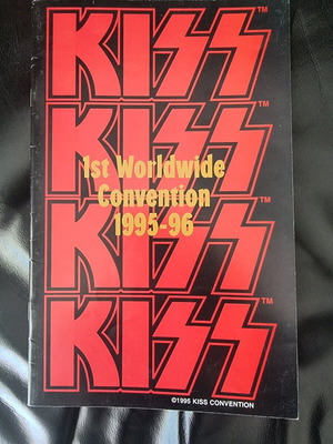 Kiss 1st Worldwide Convention 1995-96 program used