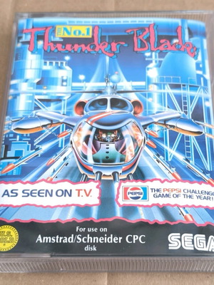 Thunder Blade (US Gold / Sega) Amstrad Disk like new