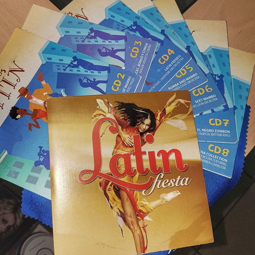 Latin Fiesta 8 CD set like new, over 100 songs