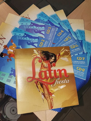 Latin Fiesta 8 CD set like new, over 100 songs