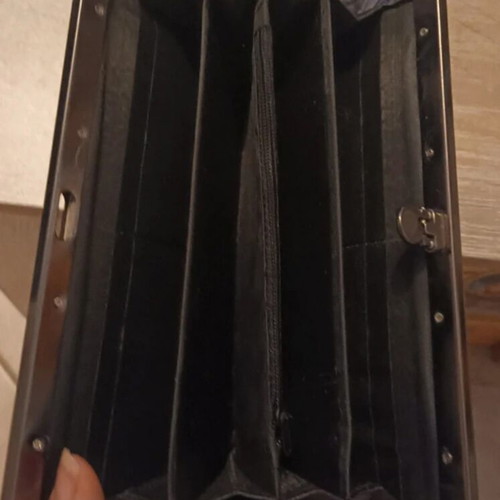 Wallet like new, white and blue