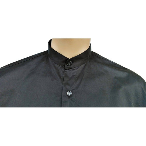 Traditional Black Mao Shirt Palatino New