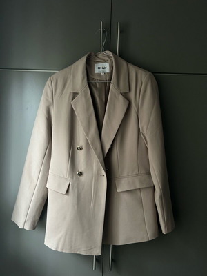 Only beige jacket like new, size small with buttons and pockets