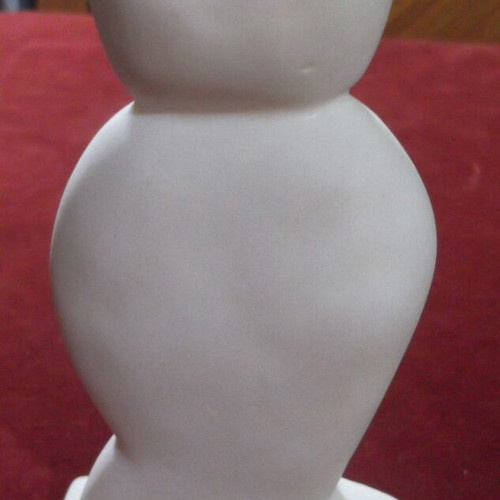 Vintage Cycladic Art Marble Owl Sculpture 14 cm like new