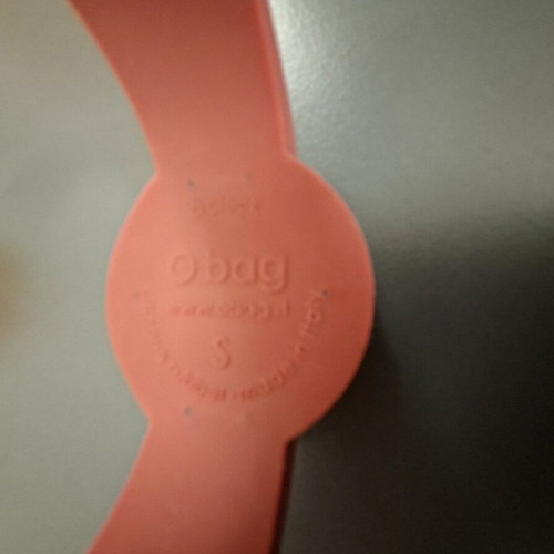 O bag watch used with rubber strap and spare case