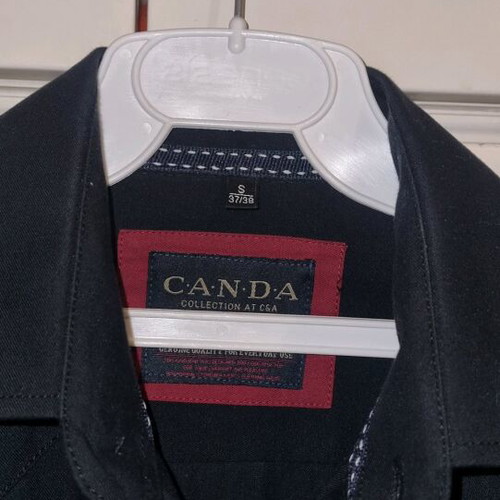 Canda men's shirt size Small black like new
