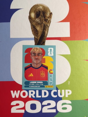 Lamine Yamal World Cup 2026 Panini Sticker new