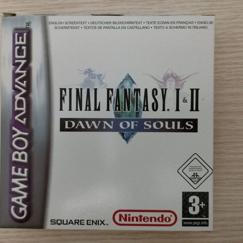 Final Fantasy I&II Dawn Of Souls for Game Boy Advance like new