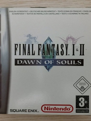 Final Fantasy I&II Dawn Of Souls for Game Boy Advance like new