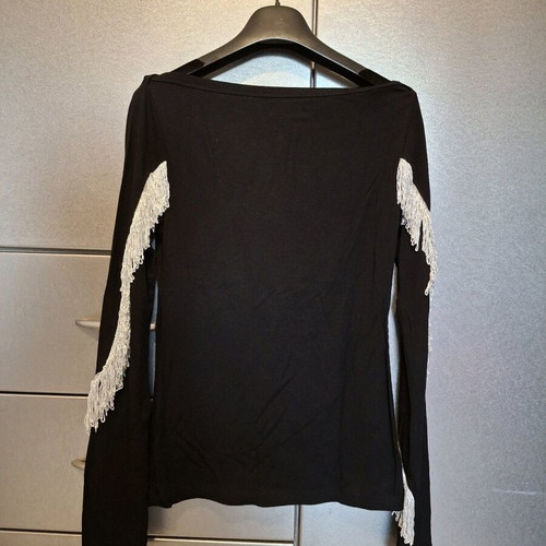 Denny Rose blouse like new, black with silver details, size S