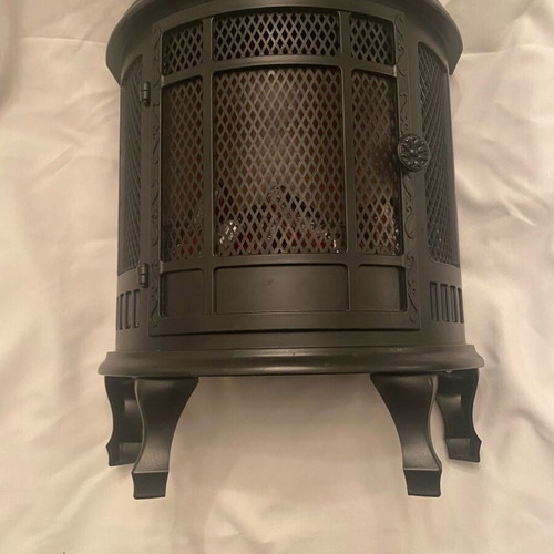 Decorative fireplace insert used with flame motion effect
