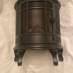 Decorative fireplace insert used with flame motion effect