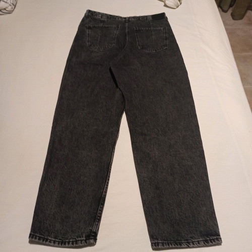 High-waisted jeans like new, gray, size 40