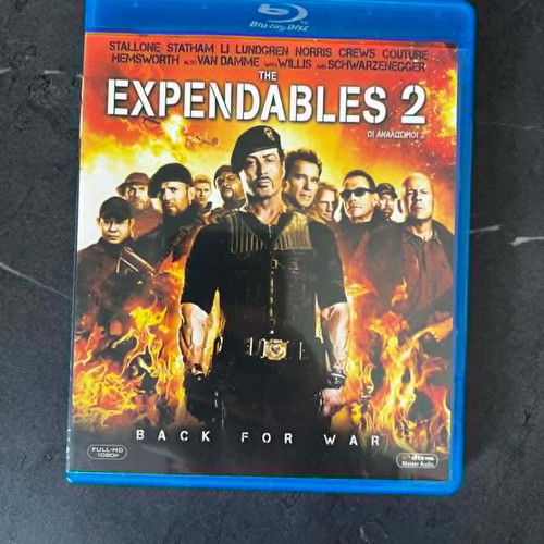 The Expendables 2 Blu-ray used with Greek subtitles