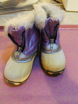 Girls boots No.23 winter used, warm