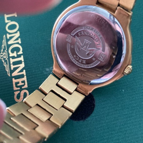 Longines L5 651 2 watch like new, gold unisex