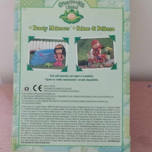 Beauty Makeover Cabbage Patch Kid set new, Mattel 1998