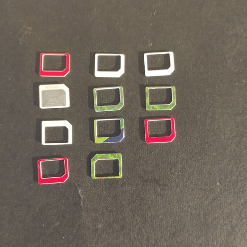 Sim card frames new
