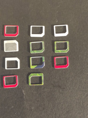 Sim card frames new