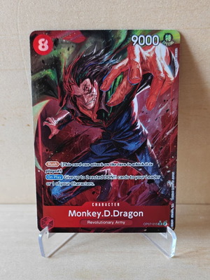 One Piece Trading Card Game Monkey.D.Dragon OP07-015 SR Alt Art near mint