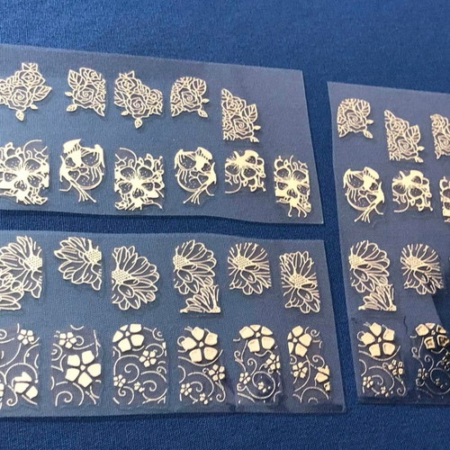3D Nail Stickers pack of 4 new