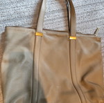 Coccinelle leather handbag beige like new