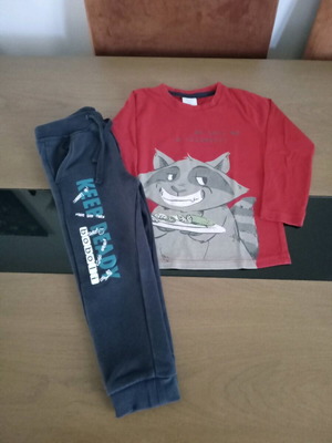 Boboli seasonal shirt set for 3-year-old boy like new