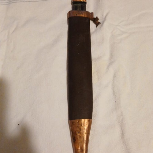 Old Kinzhal from Caucasus decorative knife used with wooden handle
