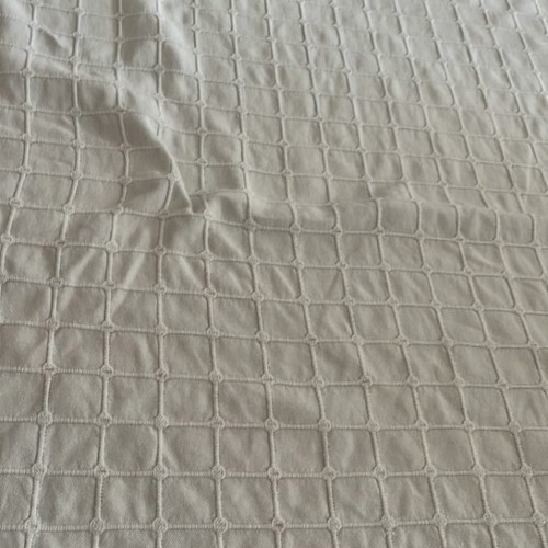 Throw blanket for 2-seater sofa used, white 2.00x1.53 m