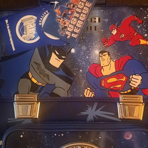 Justice League school bag, new with tags