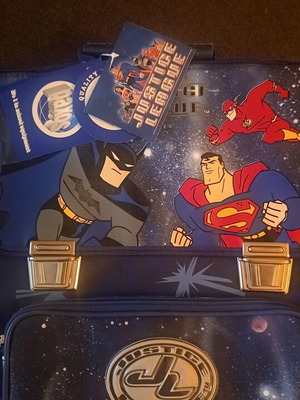 Justice League school bag, new with tags